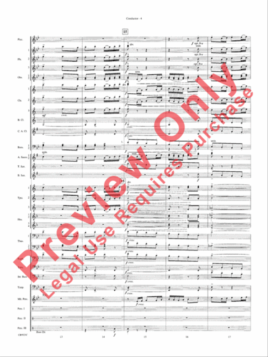 The Wizard of Oz Concert Band scores gallery preview page 7