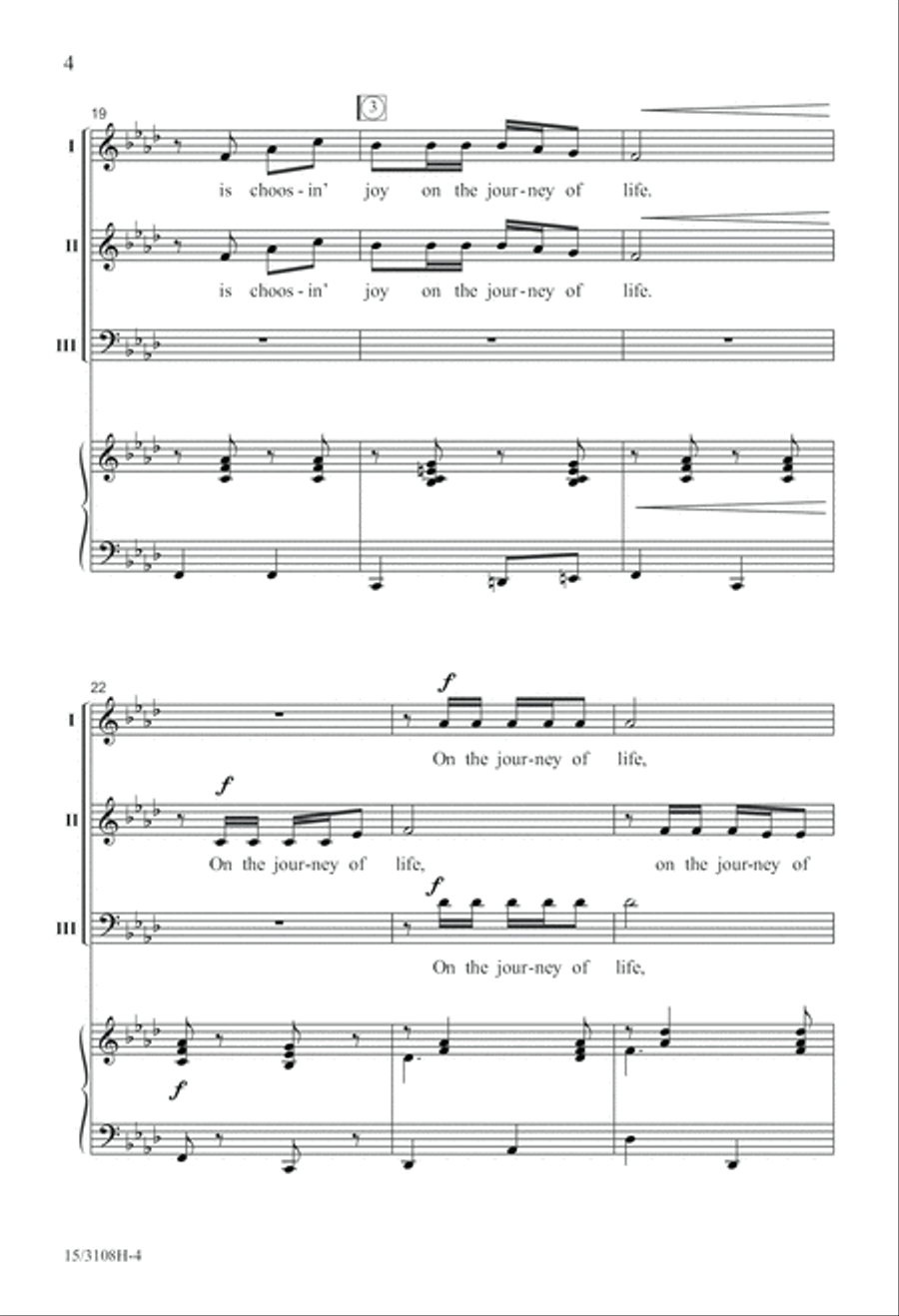 Joy On the Journey of Life 3-Part scores gallery preview page 4