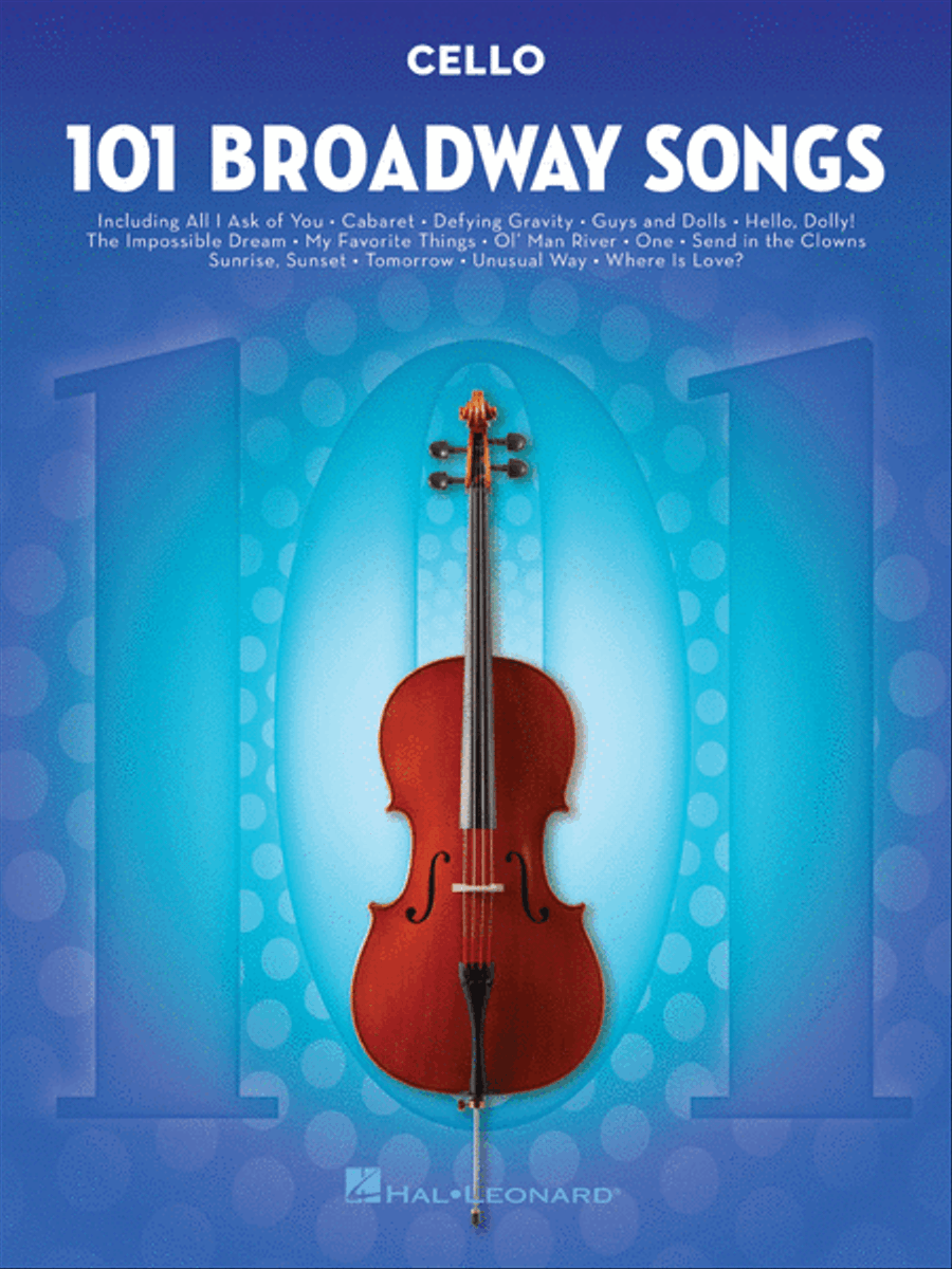 101 Broadway Songs for Cello Cello scores gallery preview page 1