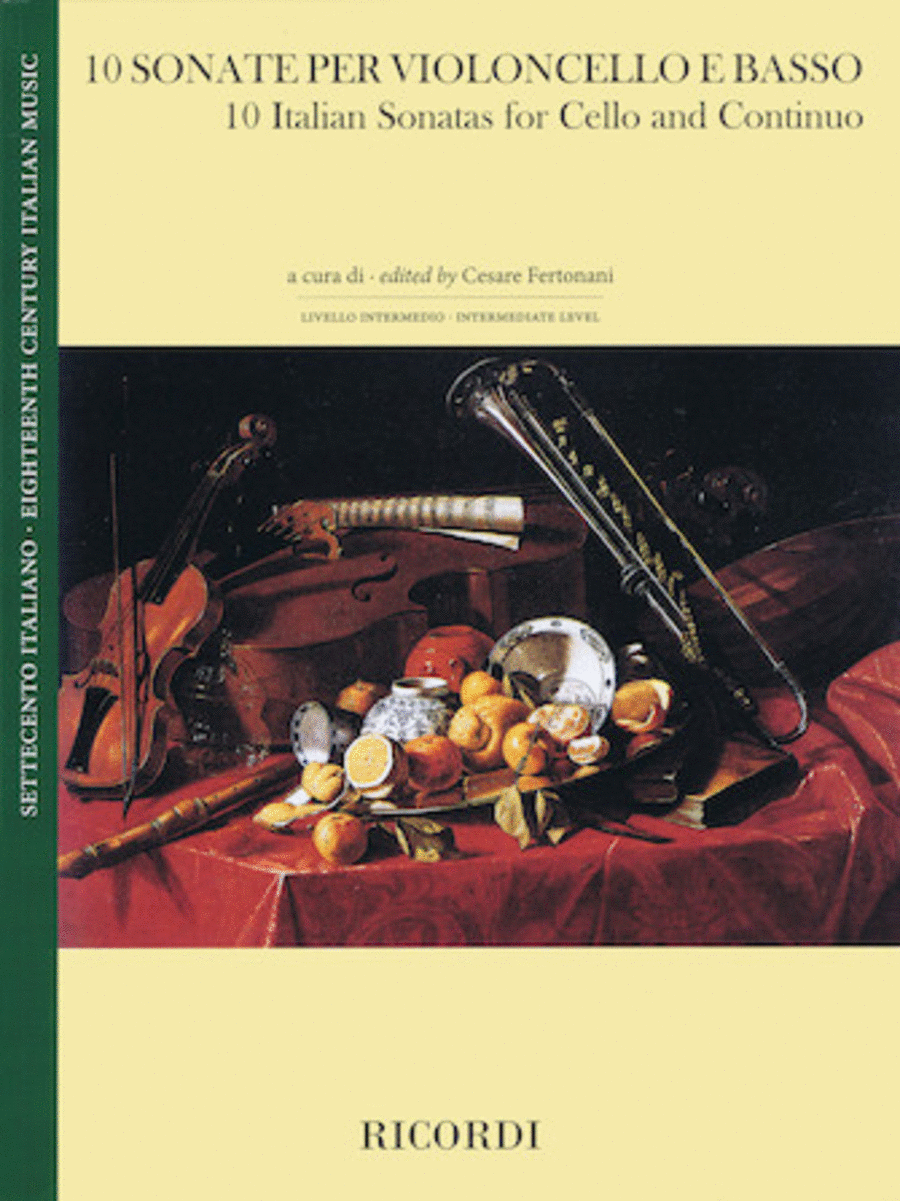 10 Italian Sonatas Cello scores gallery preview page 1