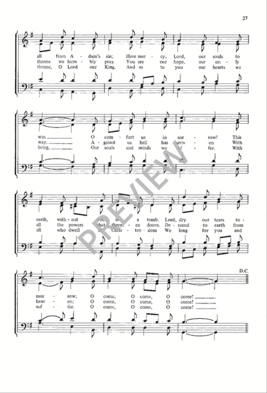 A Choir Book for Advent A Choir Book for Advent 4-Part scores gallery preview page 29
