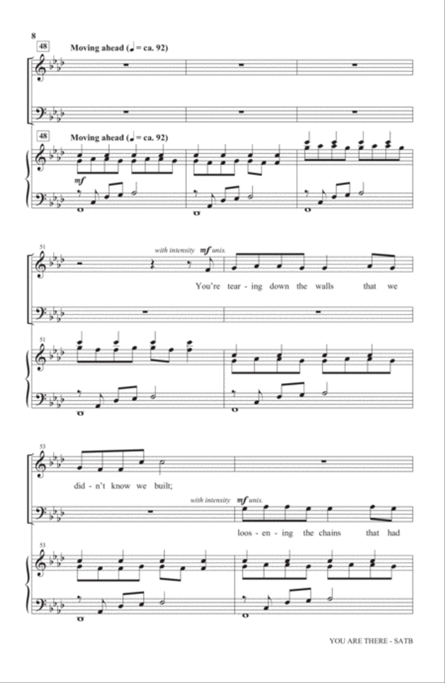 You Are There You Are There 4-Part scores gallery preview page 6