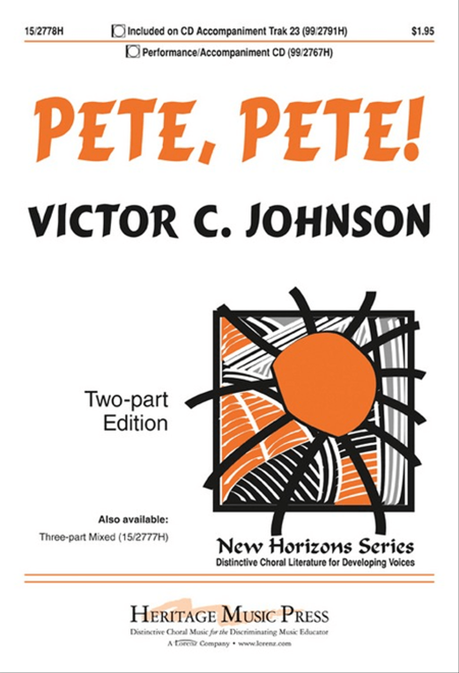 Pete, Pete! 2-Part scores gallery preview page 1