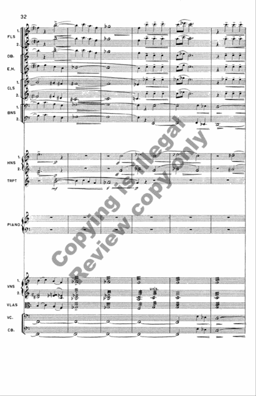Symphony No. 3 Chamber Orchestra scores gallery preview page 19