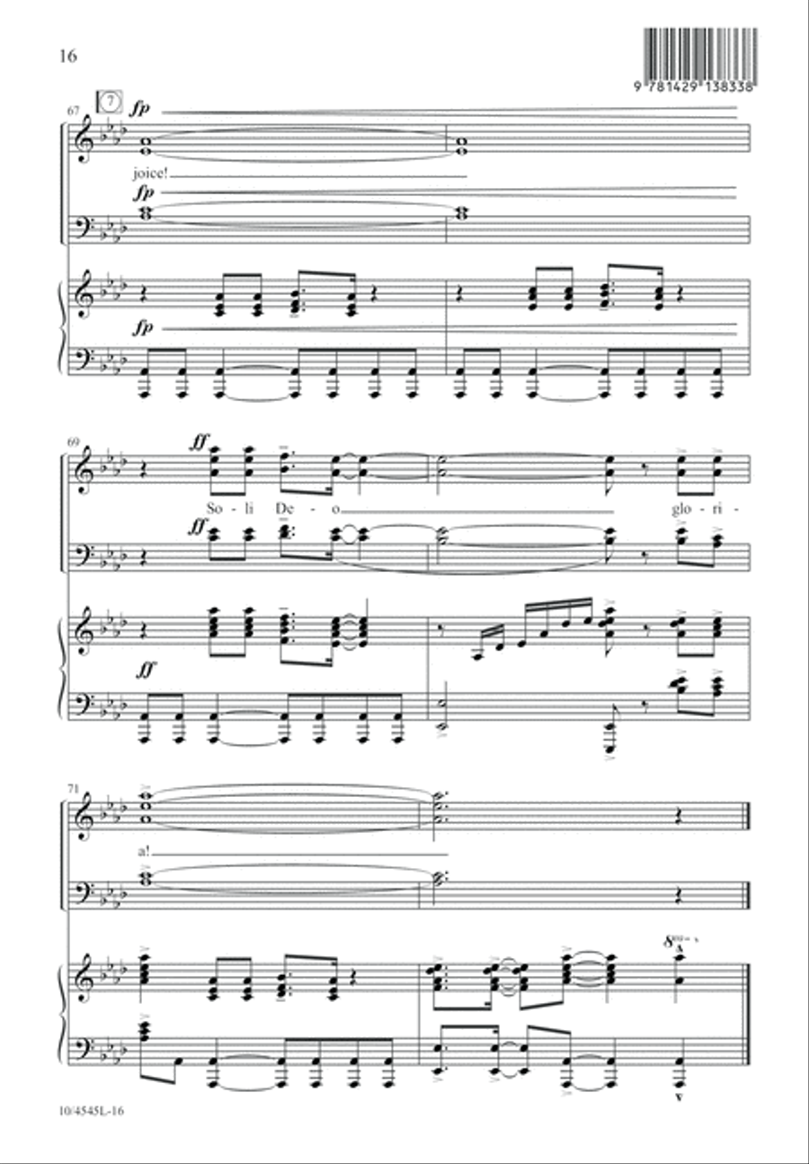 Soli Deo 4-Part scores gallery preview page 17