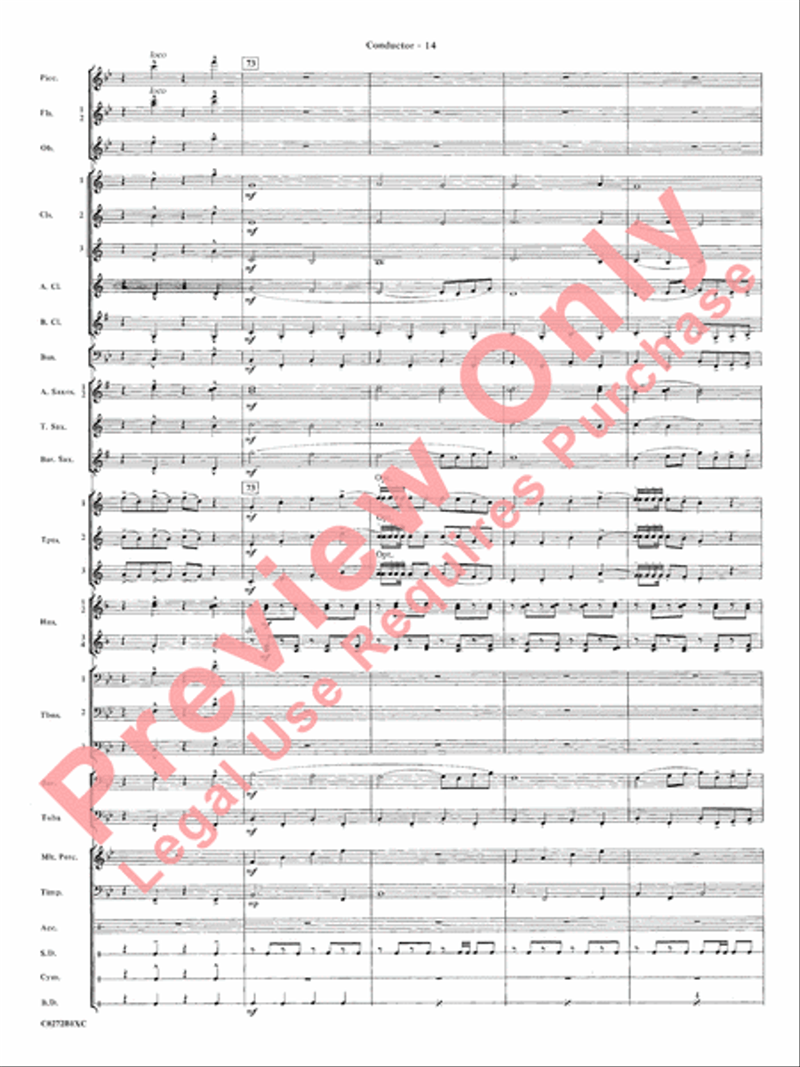 Leroy Anderson: A Legacy in Sound Concert Band scores gallery preview page 17