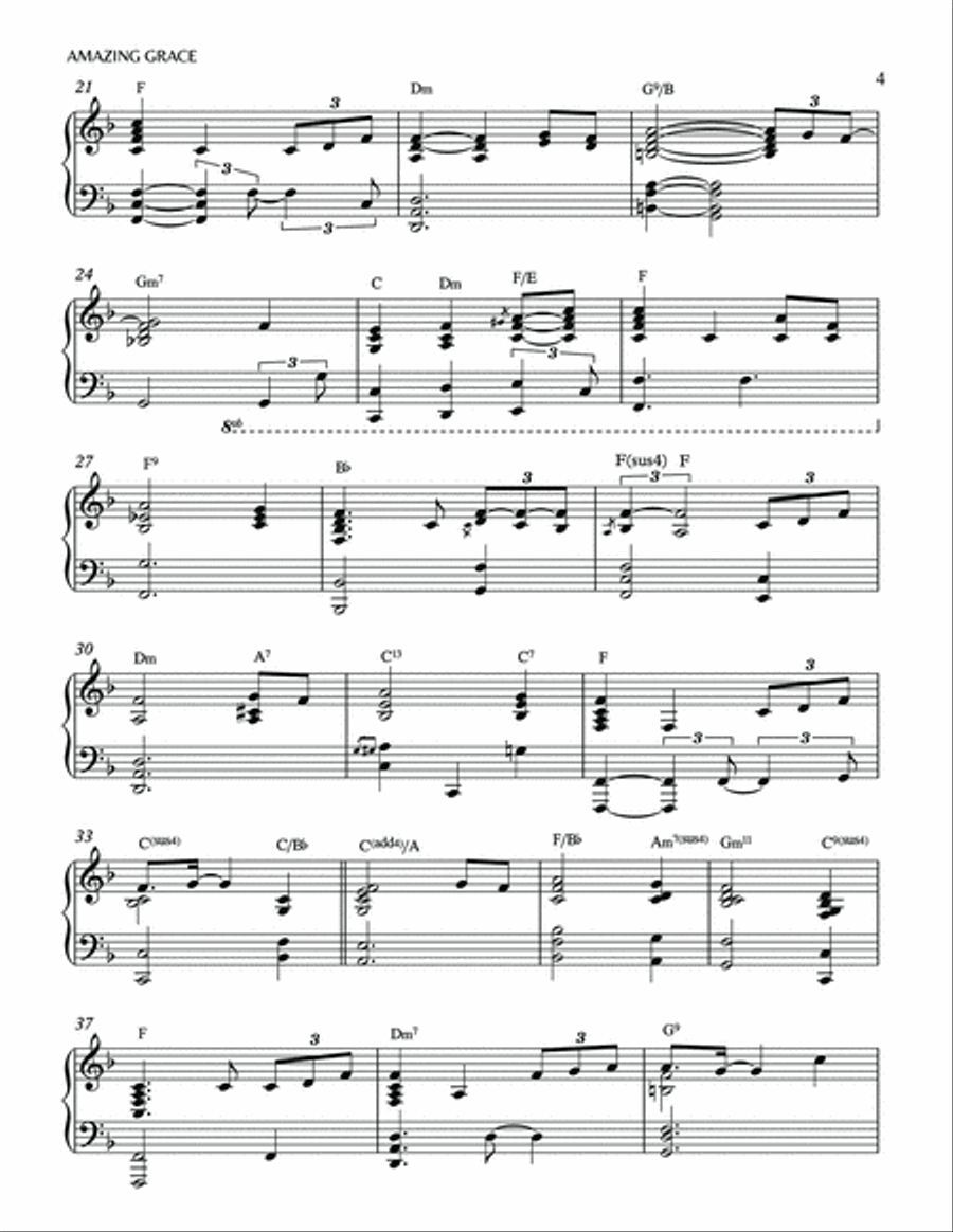 Melodies of Grace Songbook Piano Solo scores gallery preview page 4