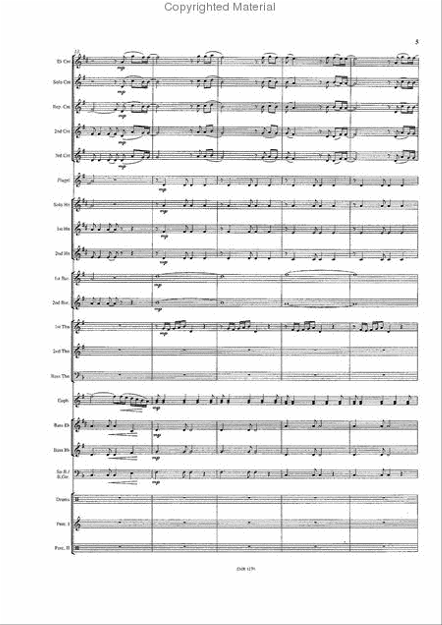 One Moment In Time One Moment In Time Brass Band scores gallery preview page 5