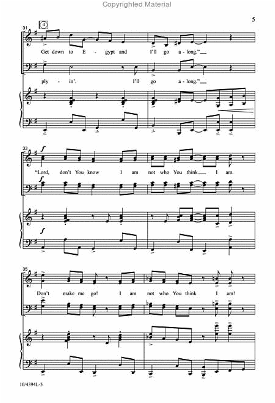 Moses 4-Part scores gallery preview page 5