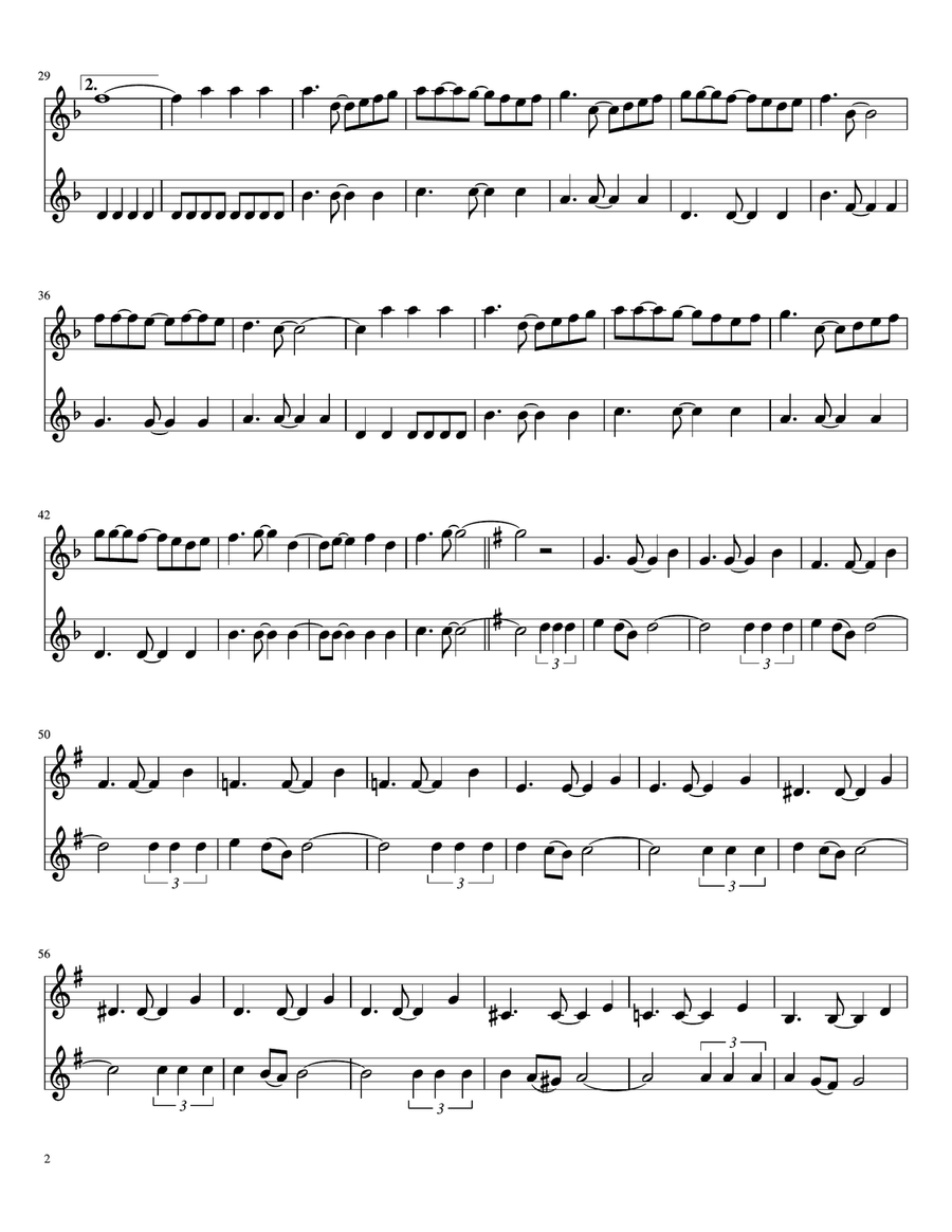 Can't Take My Eyes Off Of You String Duet scores gallery preview page 2