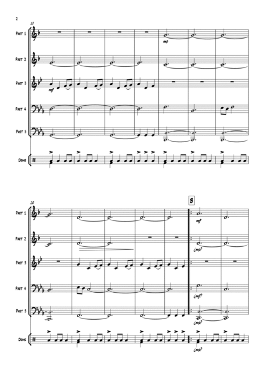 Game Of Thrones Euphonium scores gallery preview page 4