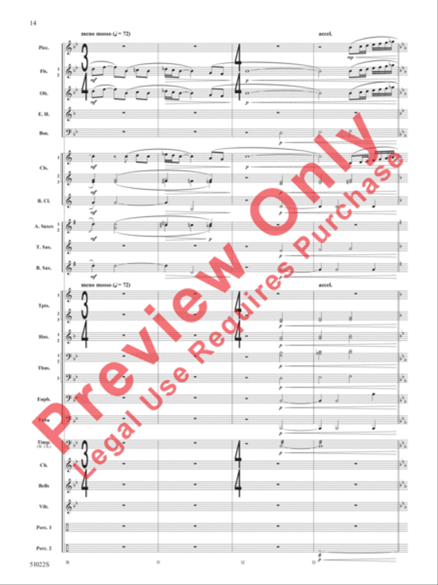 How Sweet the Sound How Sweet the Sound Concert Band scores gallery preview page 15