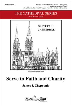 Book cover for Serve in Faith and Charity (Full Score)