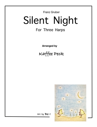Book cover for Silent Night (for three harps)