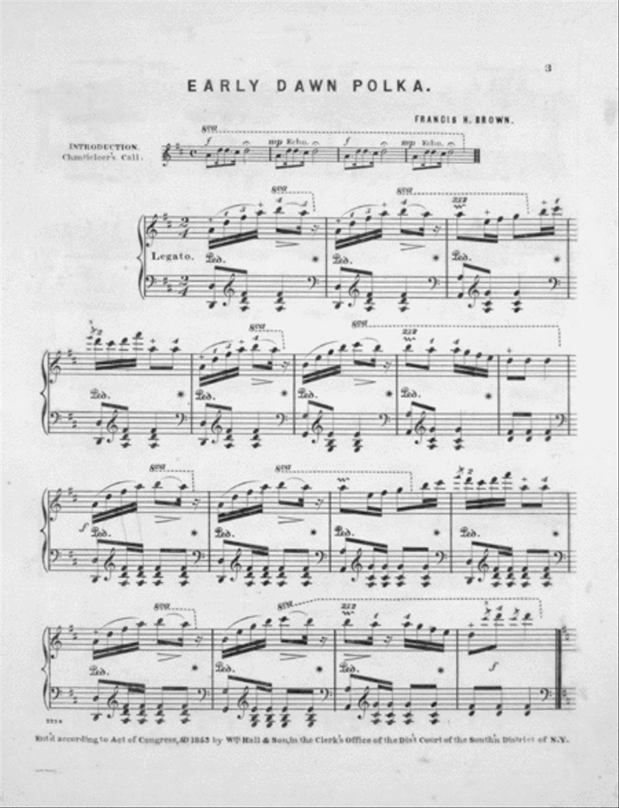 Early Dawn Polka Piano Solo scores gallery preview page 2