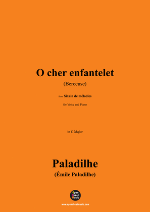 Paladilhe-O cher enfantelet(Berceuse),in C Major