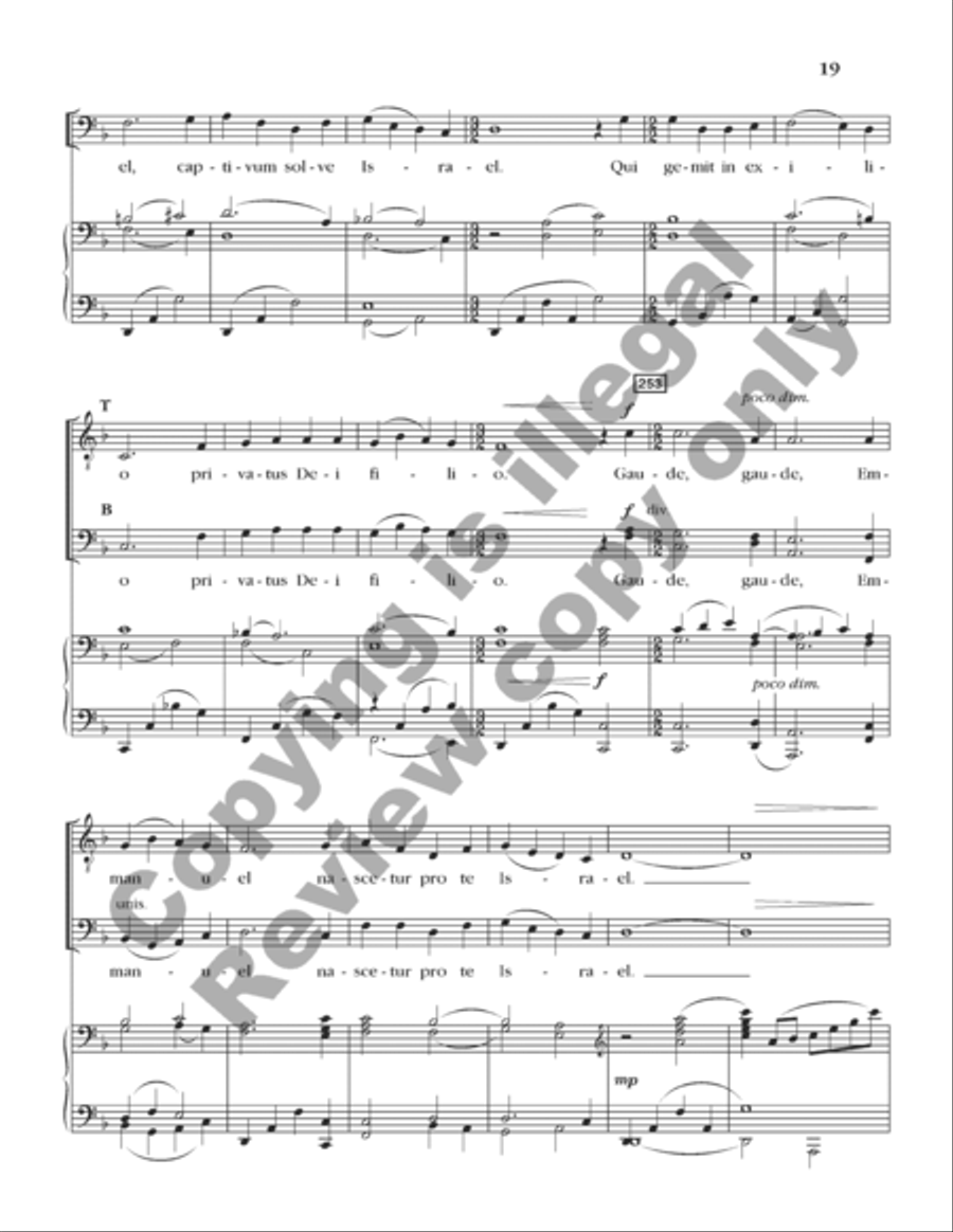 A Feast of Carols (Choral Score) 4-Part scores gallery preview page 21