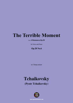 Book cover for Tchaikovsky-The Terrible Moment,in f sharp minor,Op.28 No.6