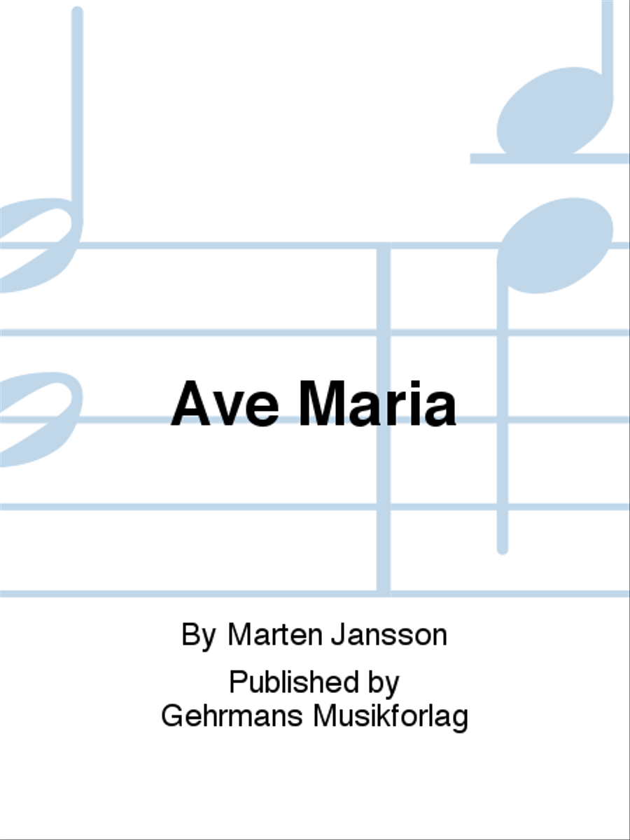 Ave Maria Ave Maria SSAA scores gallery preview page 1