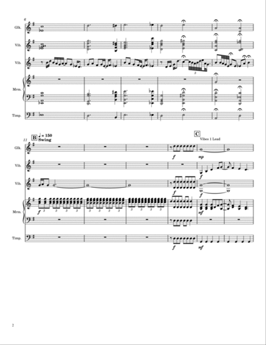 All I Want For Christmas Is You Percussion scores gallery preview page 2