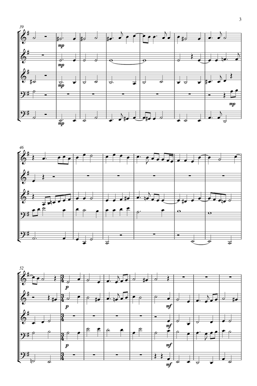 O Magnum Mysterium O Magnum Mysterium Brass Ensemble scores gallery preview page 4