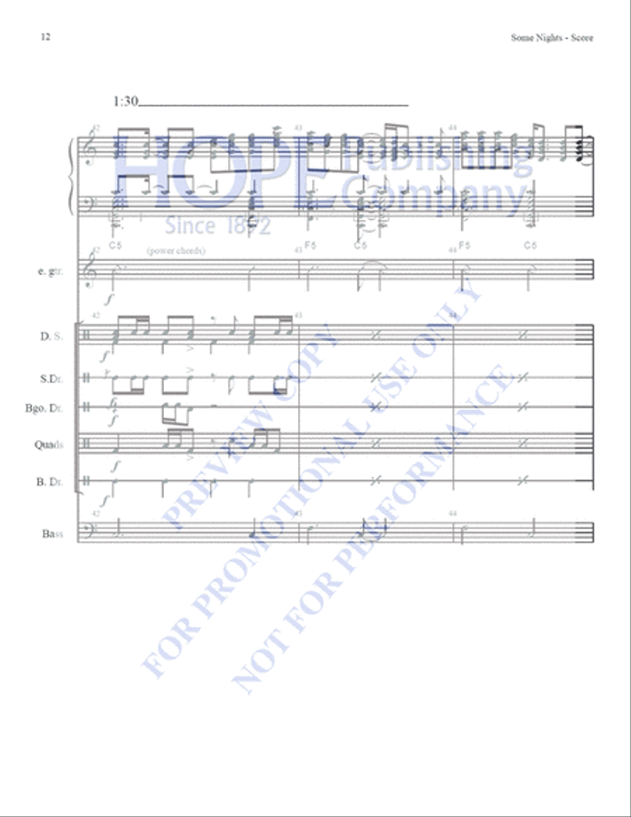 Some Nights Some Nights 5-Octaves scores gallery preview page 14