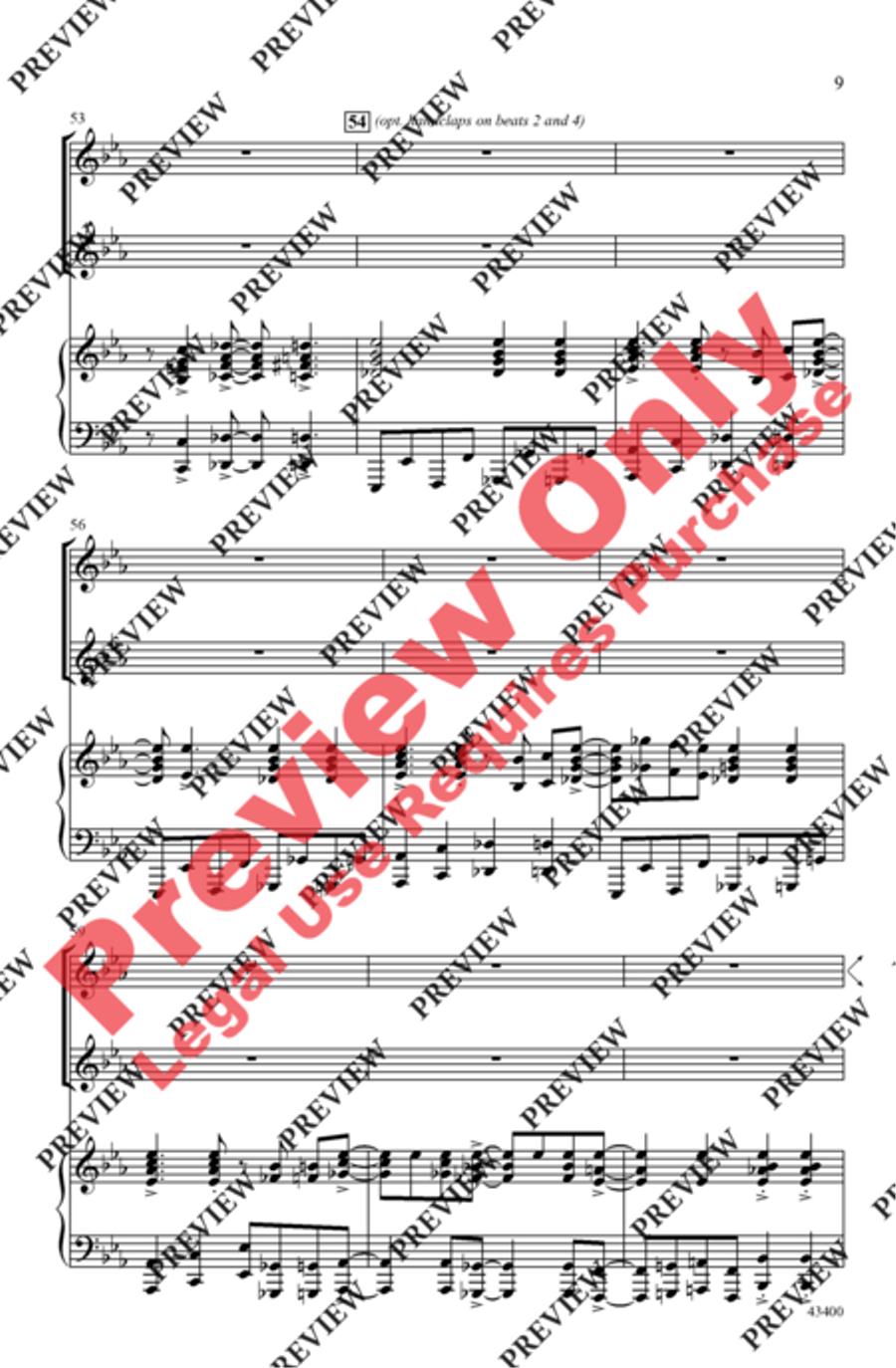 Lift Up Your Voice! Women's Choir scores gallery preview page 8
