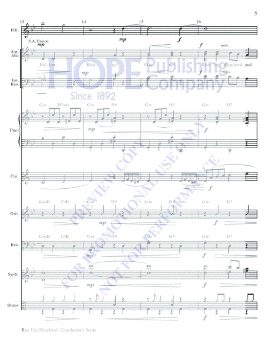 Rise Up, Shepherd Rise Up, Shepherd Choir scores gallery preview page 5
