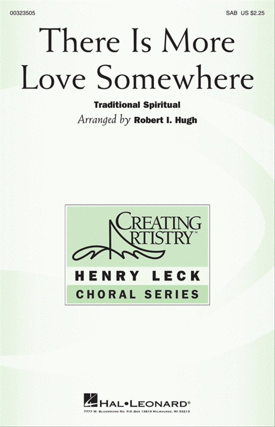 Book cover for There Is More Love Somewhere