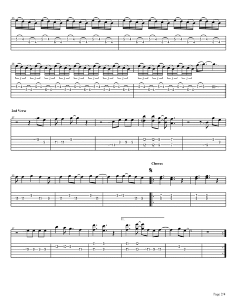 Don't Stop Believin' Electric Guitar scores gallery preview page 2