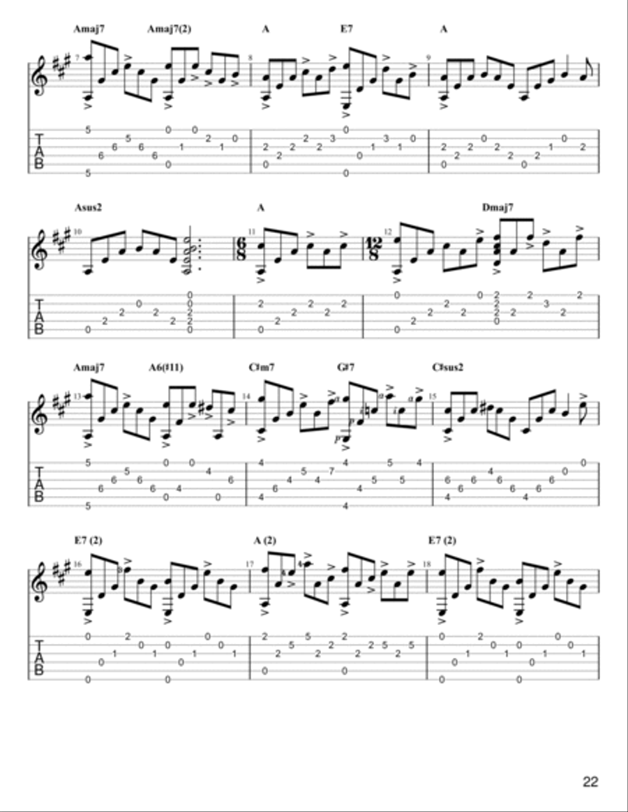 O Holy Night Acoustic Guitar scores gallery preview page 2