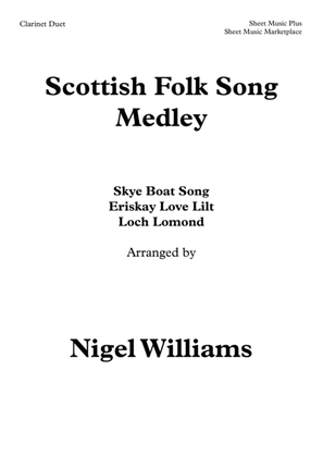 Book cover for Scottish Folk Song Medley, for Clarinet Duet