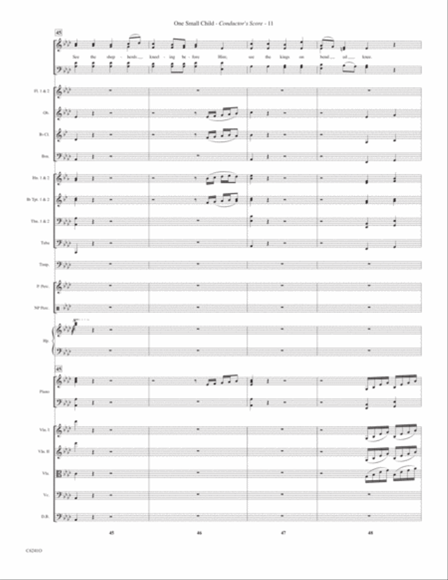 One Small Child One Small Child Choir scores gallery preview page 12