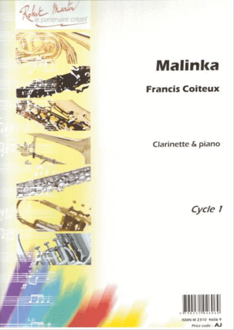Malinka Malinka Clarinet Solo scores gallery preview page 1