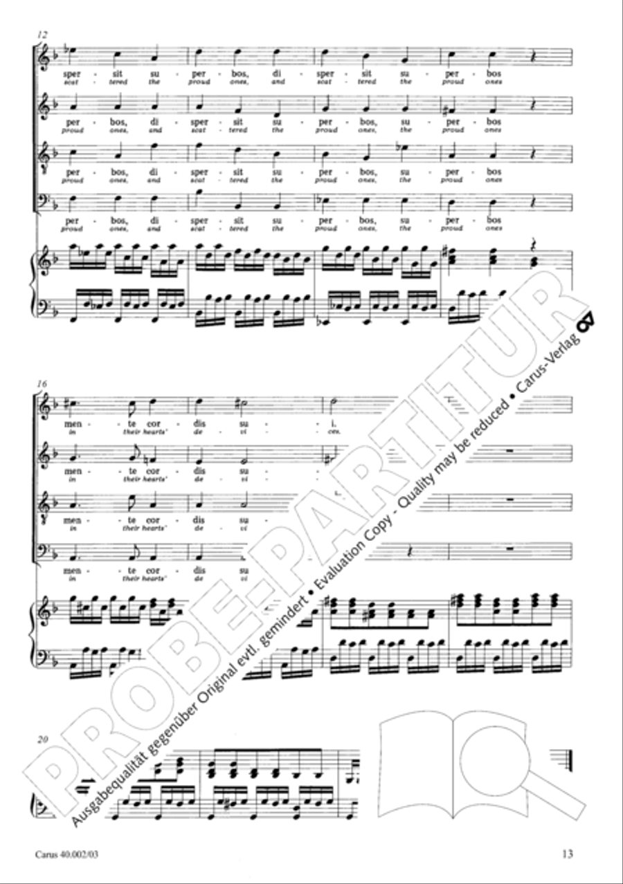 Magnificat Magnificat SA scores gallery preview page 14