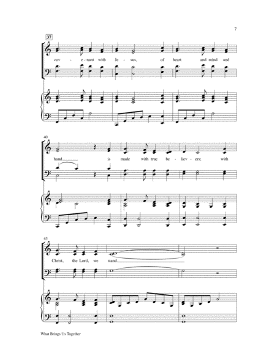 What Brings Us Together 4-Part scores gallery preview page 8