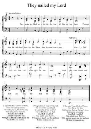 They nailed my Lord. A new tune to a wonderful old hymn.