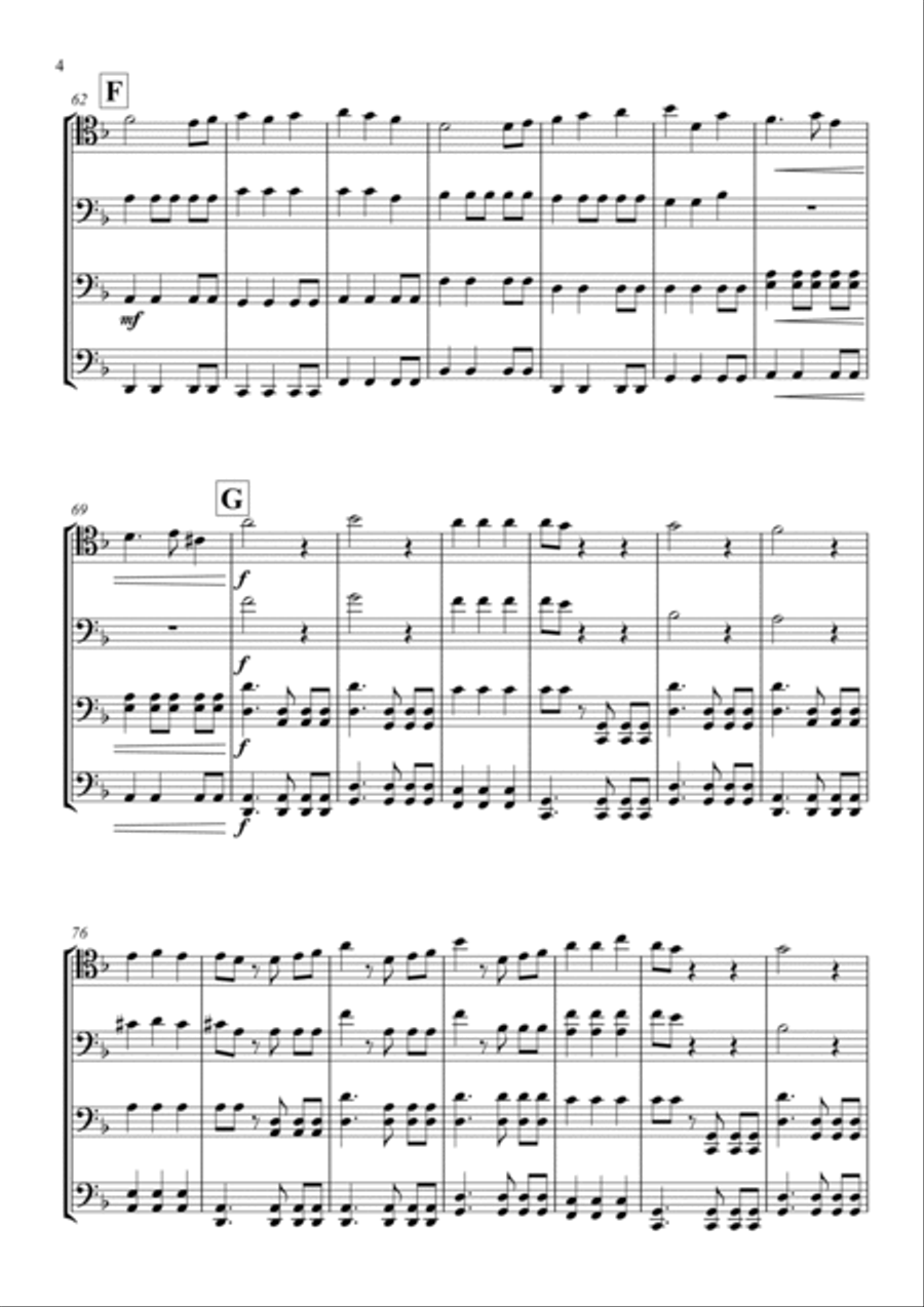 Pirates Of The Caribbean Pirates Of The Caribbean String Quartet scores gallery preview page 6
