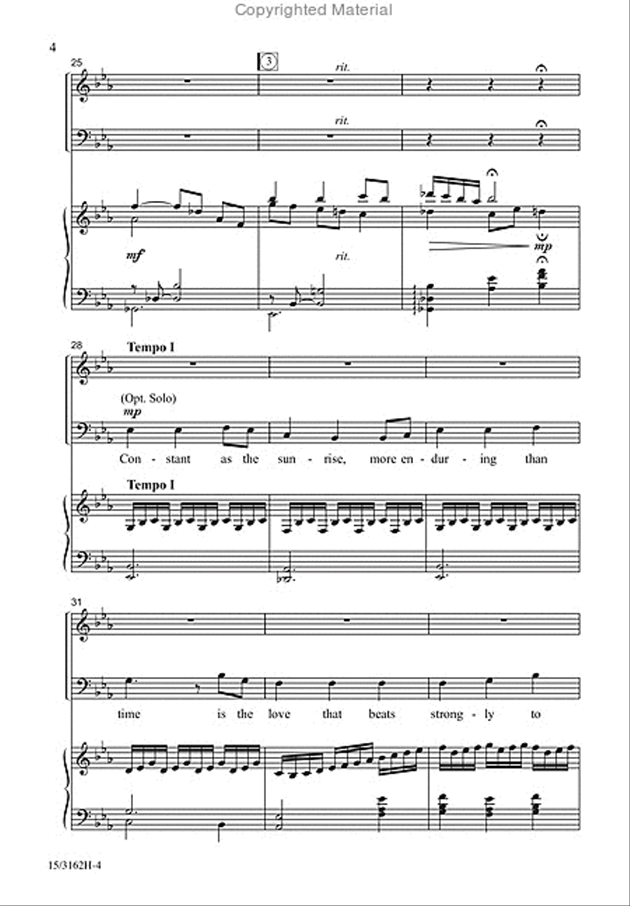 Where True Joy Is Found 4-Part scores gallery preview page 4