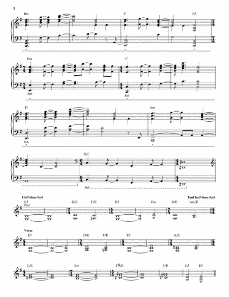 Moment Of Betrayal Piano scores gallery preview page 2