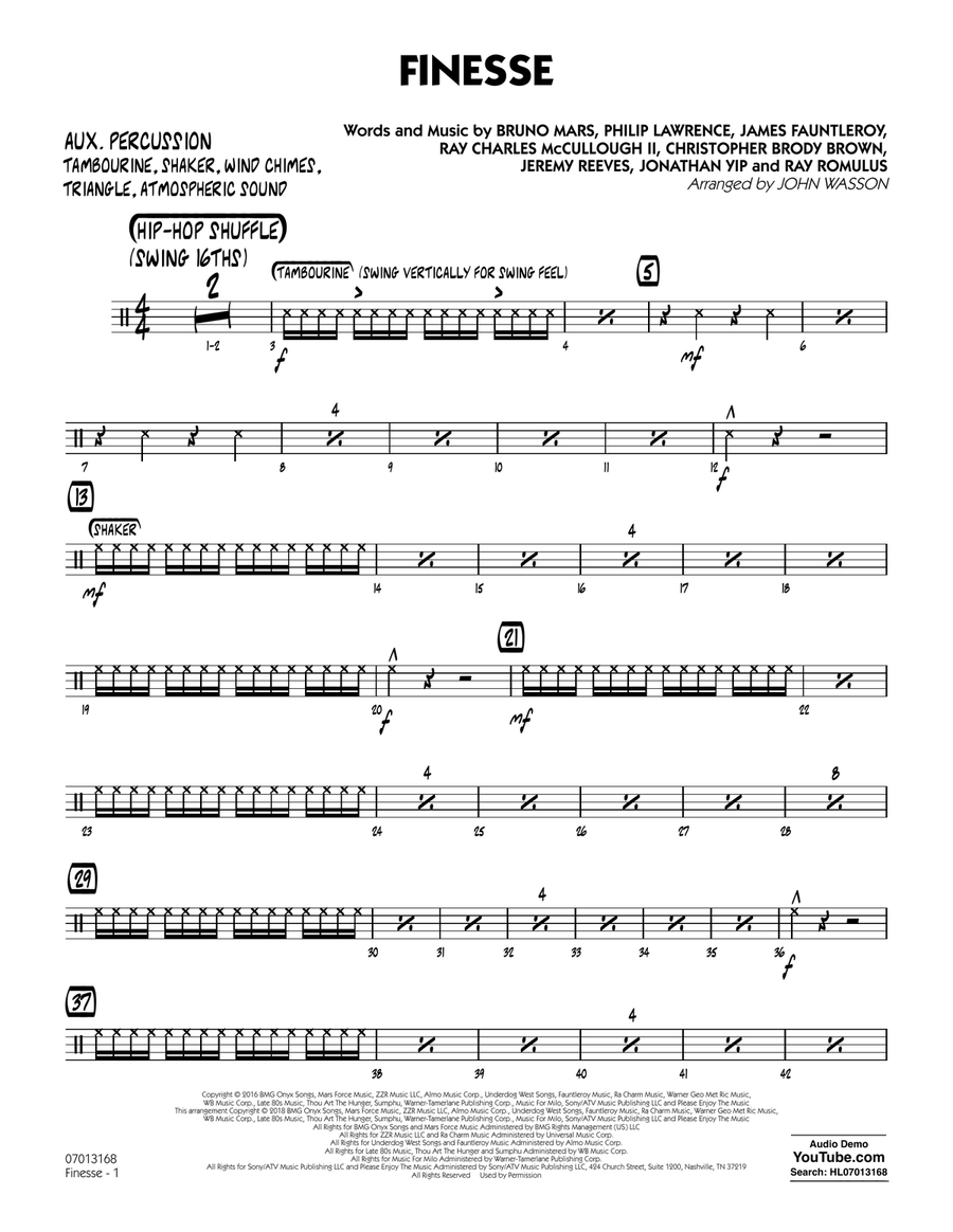 Finesse - Aux Percussion