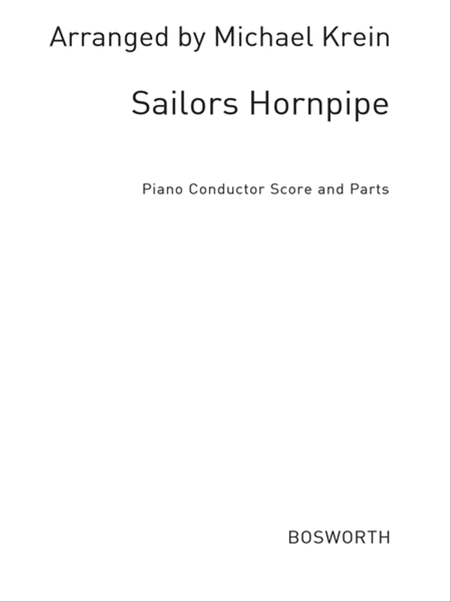 Sailors Hornpipe Orchestra scores gallery preview page 1