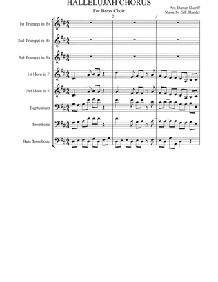 Hallelujah Chorus for Brass Octet