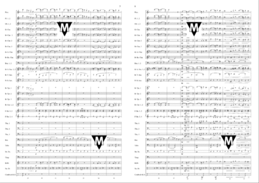 Ceresio Concert Band scores gallery preview page 4