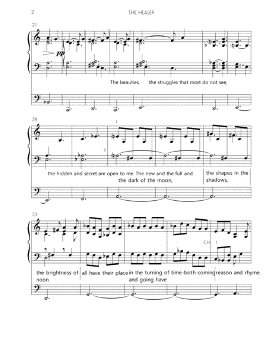 The Healer Organ Solo scores gallery preview page 3