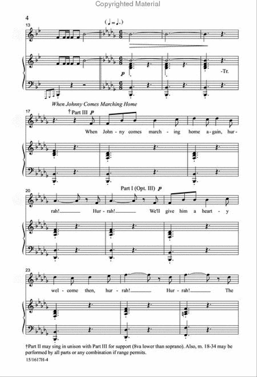 A Patriotic Salute 3-Part scores gallery preview page 3