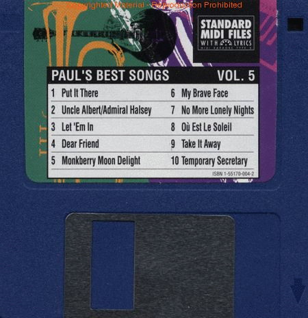 Paul's Best Songs - Volume 5: 'Put It There' and More Great Hits