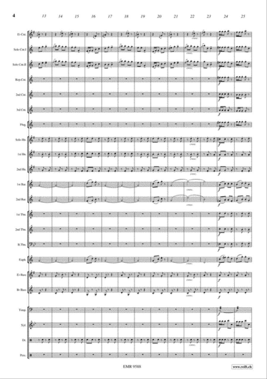Bahn Frei Bahn Frei Brass Band scores gallery preview page 5