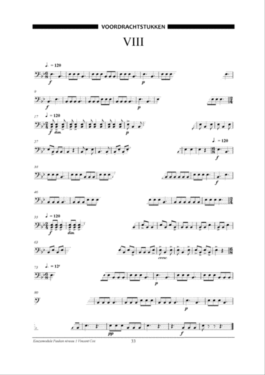 Percussion Modular: Pauken 1 Percussion scores gallery preview page 35
