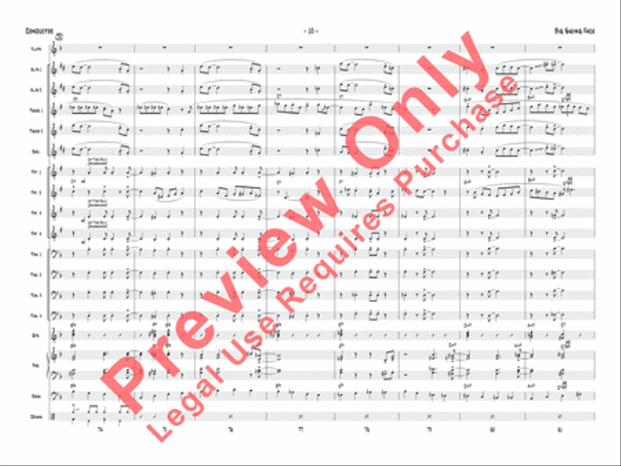 Big Swing Face Jazz Ensemble scores gallery preview page 13